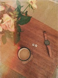 Close-up of food on table