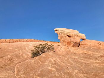 Rock formations in a desert