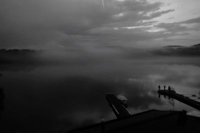 Scenic view of storm clouds in sky