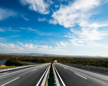 View of highway against sky