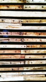 Full frame shot of metallic structure