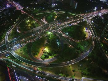 Aerial view of city