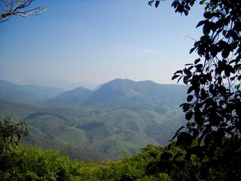 Scenic view of mountains