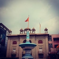 Low angle view of building against sky