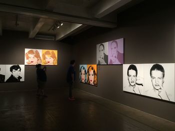 Man standing in museum