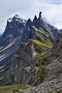 Beautiful landscape in dolomite national park, unesco world heritage, trentino alto adige, italy