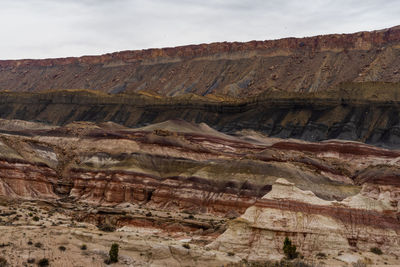 View of rock formations