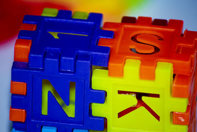 Close-up of toys