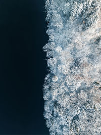 High angle view of sea against sky