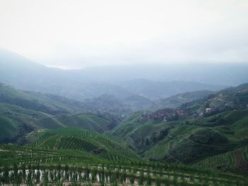 Scenic view of landscape against sky