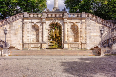 Facade of historical building