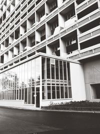 Low angle view of modern building