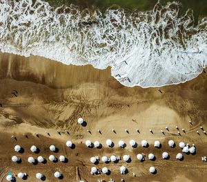 Aerial view of beach