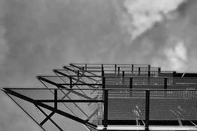 Low angle view of built structure against sky