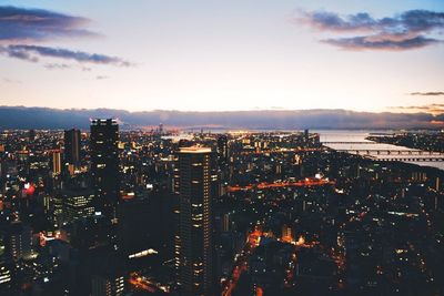 Aerial view of cityscape