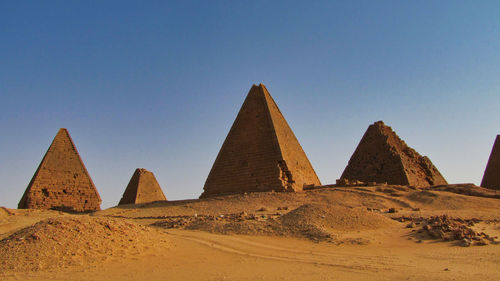 Pyramids at jebel barkal, north sudan
