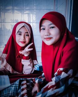 Portrait of a smiling young woman