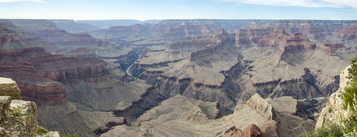 View of rock formations