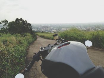 Woman standing on grass