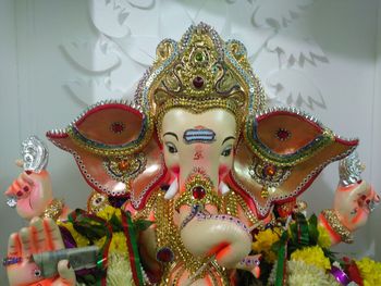 Close-up of statue