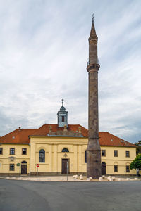 Eger minaret and former djami of kethuda mosque, hungary