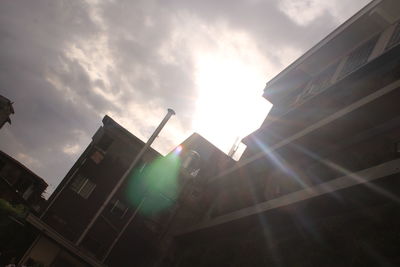 Low angle view of building against sky