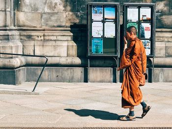 Full length of man standing outdoors