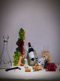 Close-up of food on table
