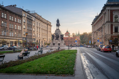 People walking on street