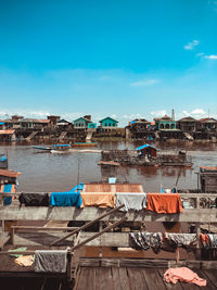 View of buildings in city