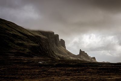 Scenic view of mountain against sky