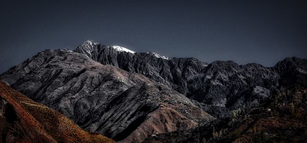 Scenic view of mountains