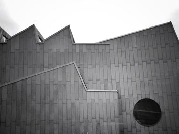 Low angle view of building against sky