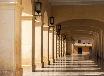 Corridor of building