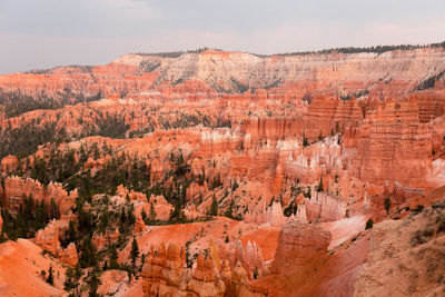 View of rock formations