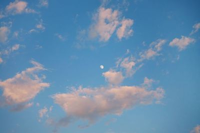 Low angle view of clouds in sky
