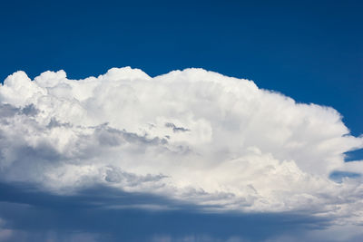 Low angle view of clouds in sky