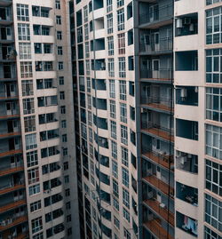 Low angle view of buildings in city