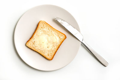 Close-up of heart shape on plate