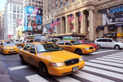 Traffic on city street