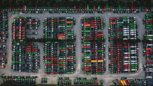 Full frame shot of illuminated lighting equipment