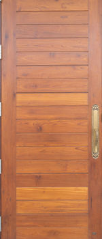 Full frame shot of wooden door