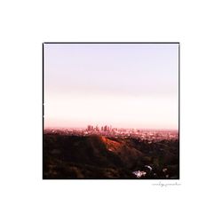 Scenic view of landscape against clear sky