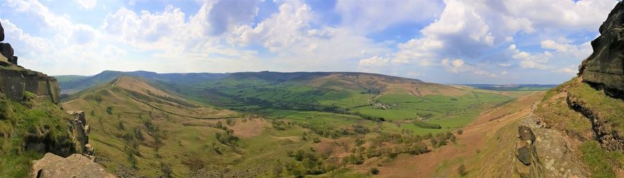 Panoramic view of landscape against sky