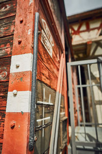 Low angle view of old building