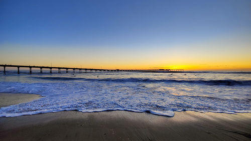 Ocean beach shoreline