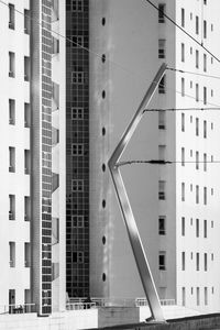 Low angle view of buildings in city