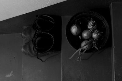 Close-up of food on table