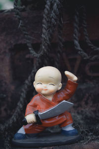 Close-up of buddha statue