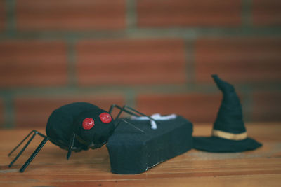 Close-up of stuffed toy on table